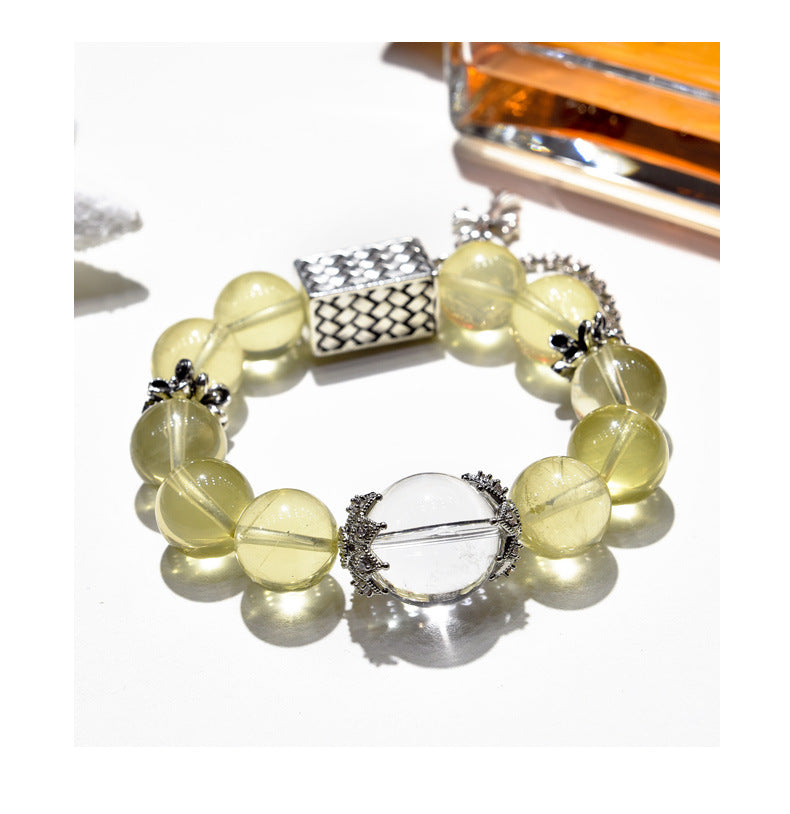 Unique Designed Natural Citrine Crystal Bracelet